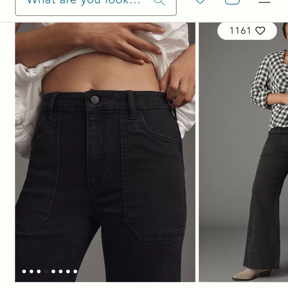 Anthropologie Pilcro wide leg Jeans - Picture 3 of 5